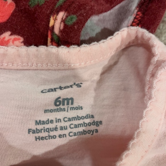 Girls 6mo Long Sleeve Onesie Bodysuits - Picture 9 of 9